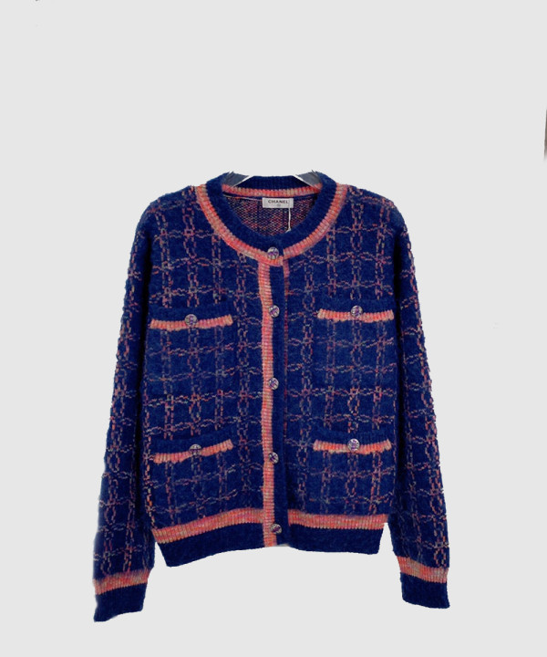 샤넬 로고 쇼트 코트