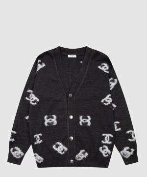 샤넬 니트 카디건 코트