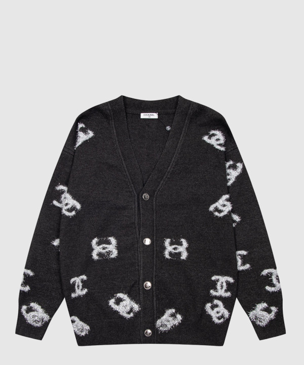 샤넬 니트 카디건 코트