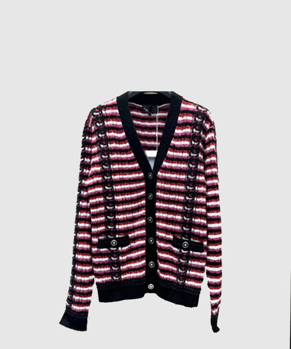 샤넬 니트 카디건 코트