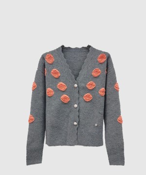 샤넬 니트 카디건 코트