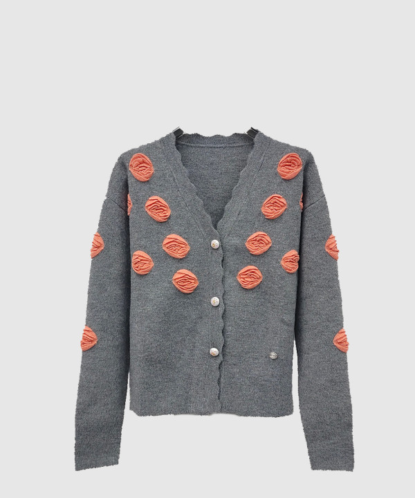 샤넬 니트 카디건 코트