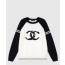 샤넬 로고 프린트 긴팔