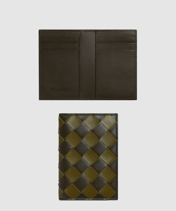 보테가베네타 인트레치아토 플랩 카드 케이스 592619