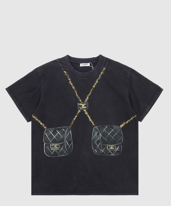 샤넬 플라워 코튼 톱