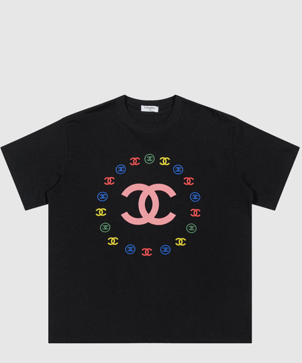 샤넬 로고 프린트 반팔