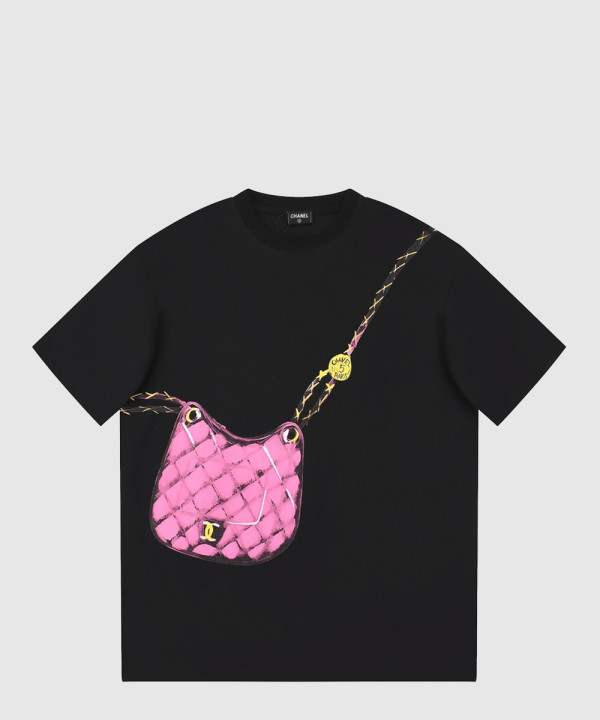 샤넬 로고 프린트 반팔