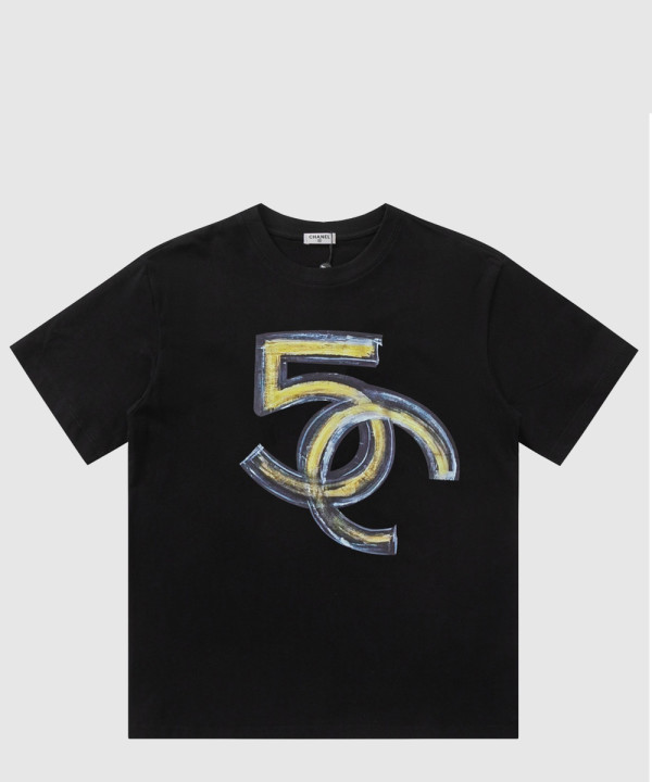 샤넬 로고 프린트 반팔
