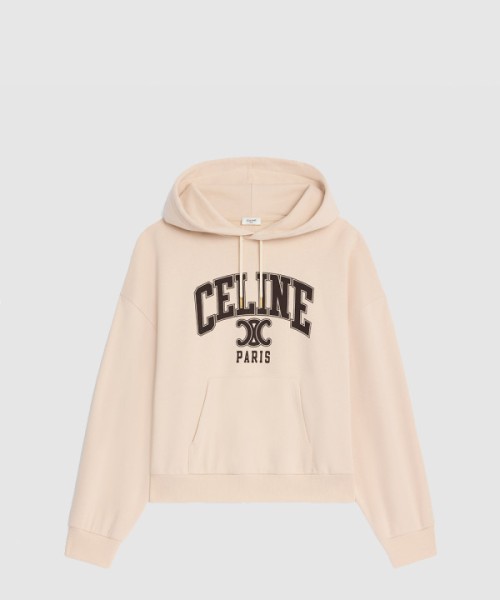 셀린느 오버사이즈 후디 코튼 플리스