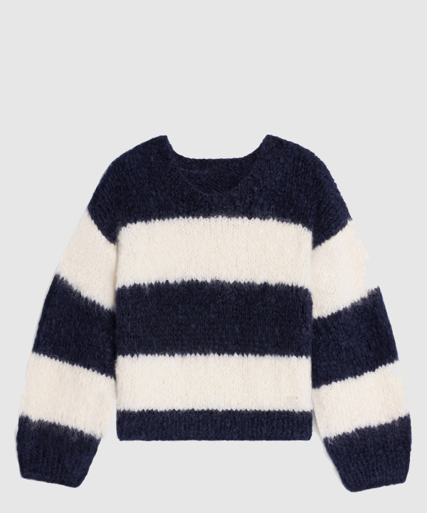 셀린느 스트라이프 모헤어 울 스웨터