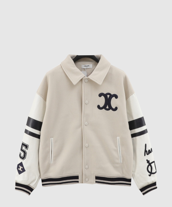 셀린느 로고 프린트 재킷