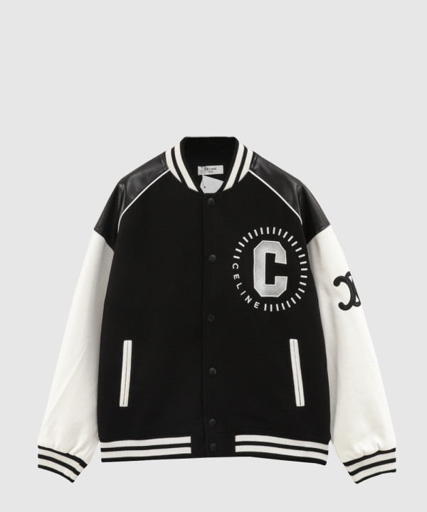 셀린느 로고 프린트 재킷