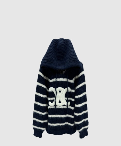 셀린느 프린트 니트 톱