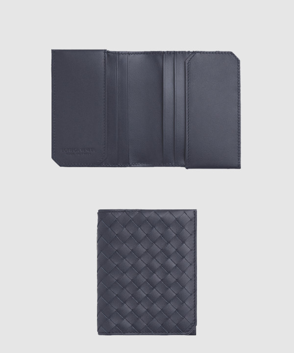 보테가베네타 인트레치아토 피콜로 플랩 카드 케이스 796963