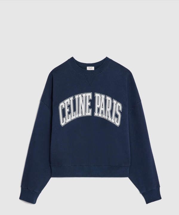 셀린느 오버사이즈 스웨트셔츠 코튼 플리스