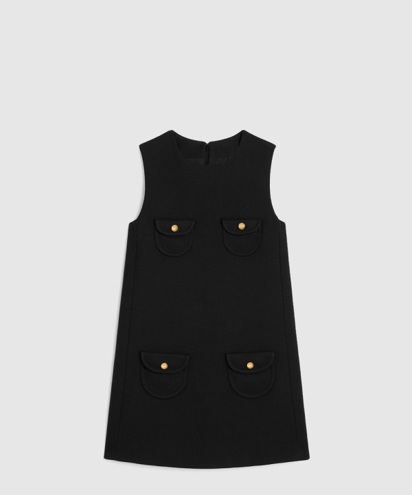 셀린느 트라페즈 미니 드레스