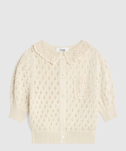 셀린느 프린트 니트 톱