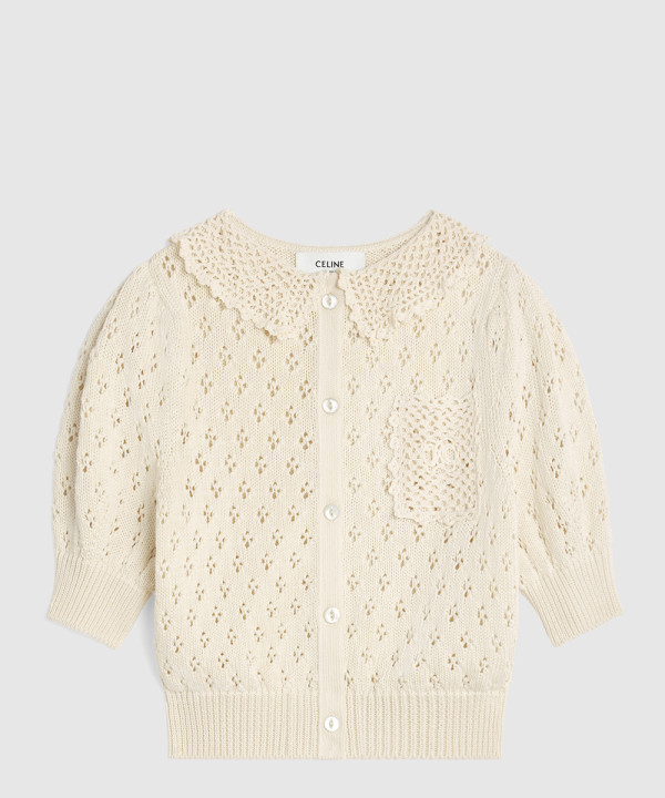 셀린느 프린트 니트 톱