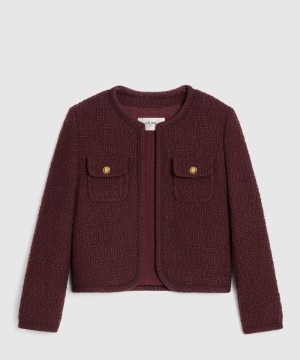 셀린느 로고 쇼트 코트