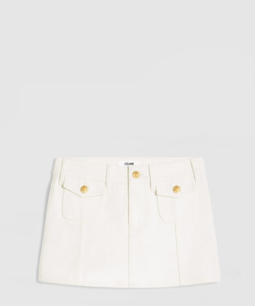 셀린느 로고 스커트