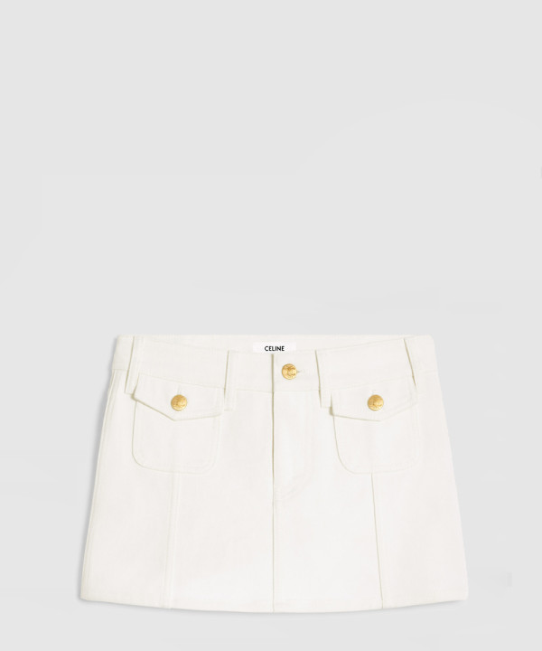 셀린느 로고 스커트