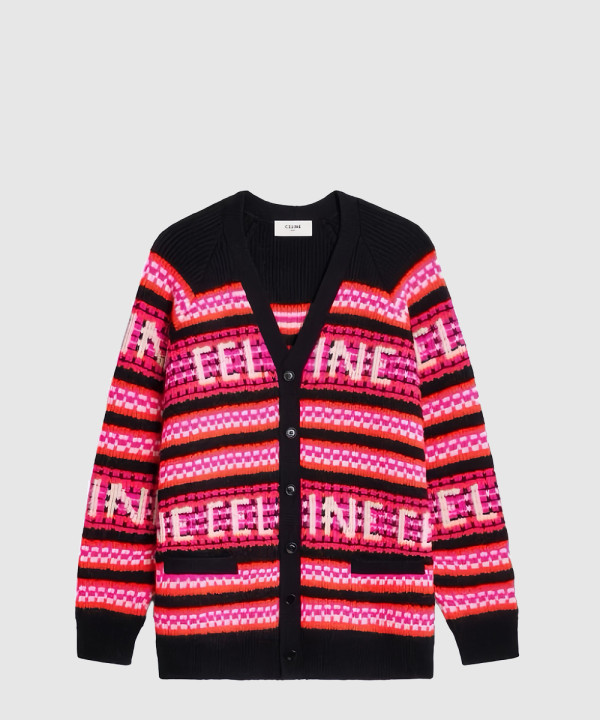 셀린느 로고 쇼트 코트