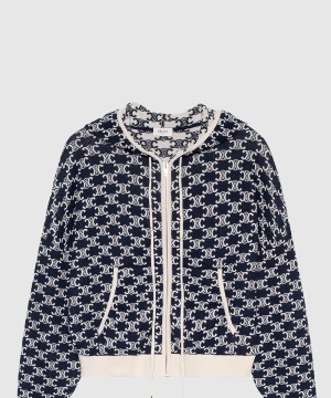 셀린느 로고 쇼트 코트