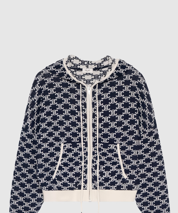 셀린느 로고 쇼트 코트