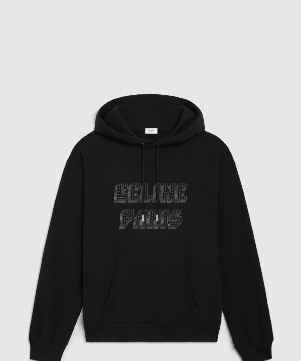 셀린느 로고 후드 긴팔