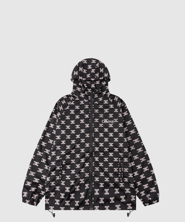 셀린느 로고 쇼트 코트