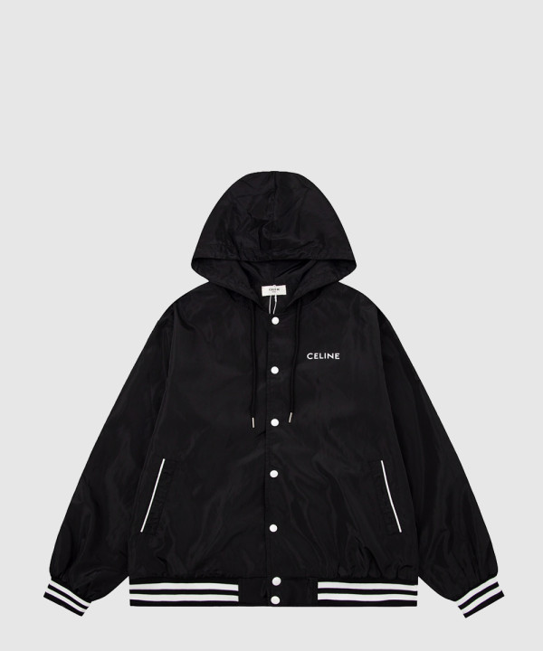 셀린느 로고 쇼트 코트