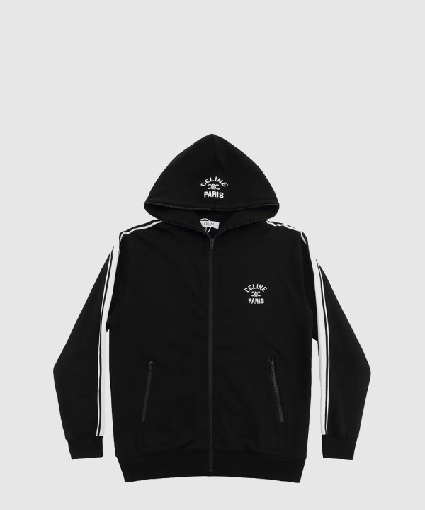 셀린느 로고 쇼트 코트