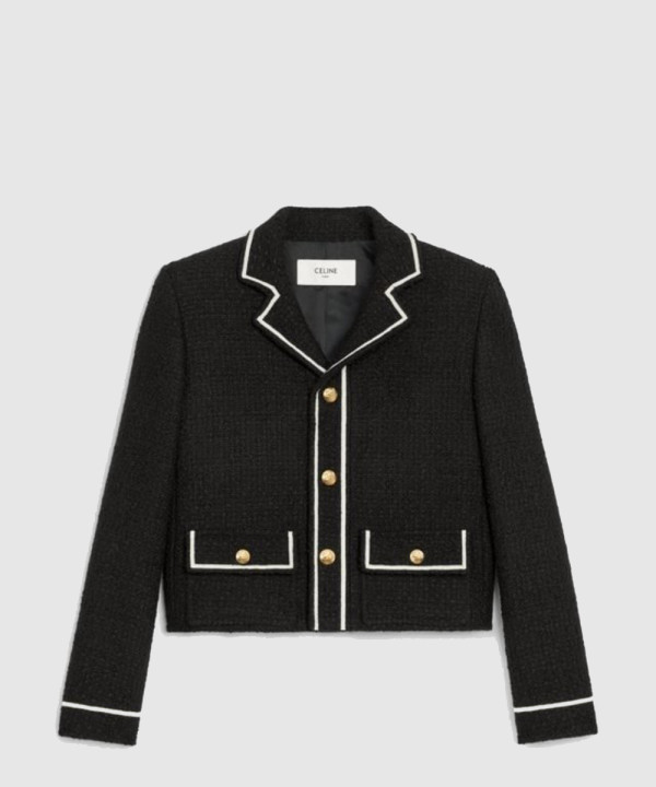 셀린느 로고 정장 코트