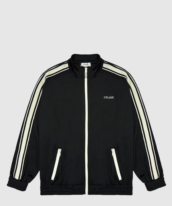 셀린느 로고 쇼트 코트