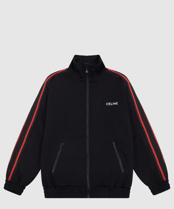 셀린느 로고 쇼트 코트