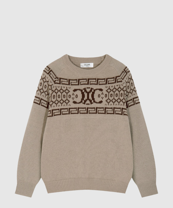 셀린느 로고 면 톱