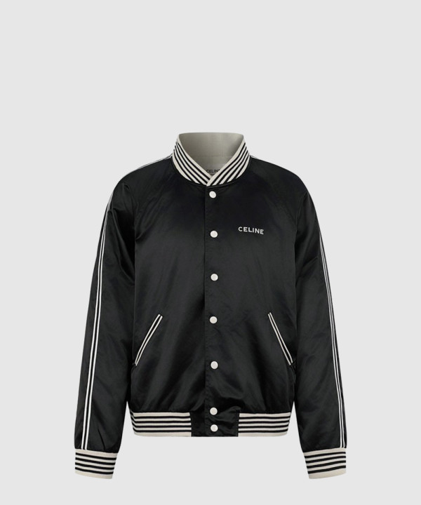 셀린느 로고 쇼트 코트