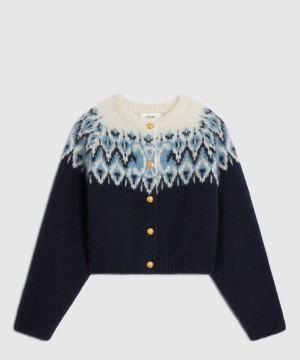 셀린느 니트 카디건 코트