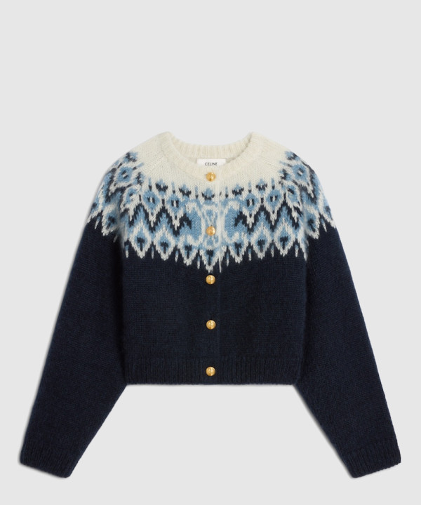 셀린느 니트 카디건 코트