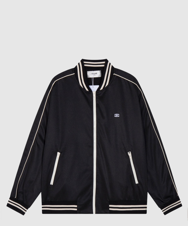 셀린느 로고 쇼트 코트