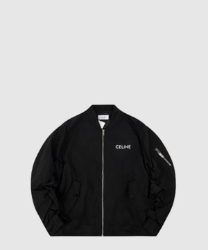 셀린느 로고 쇼트 코트