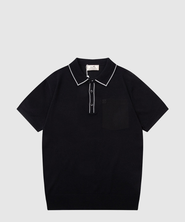 에르메스 폴로 니트 톱