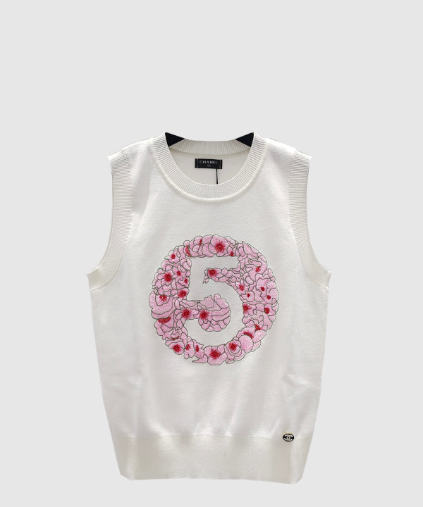 톰브라운 로고 프린트 반팔