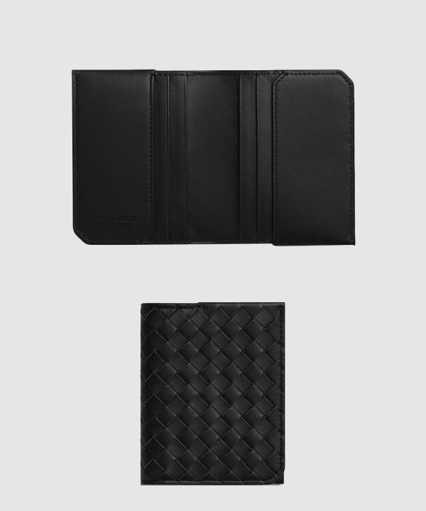 보테가베네타 인트레치아토 피콜로 플랩 카드 케이스 796964