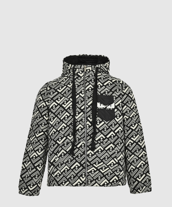 펜디 로고 프린트 코트