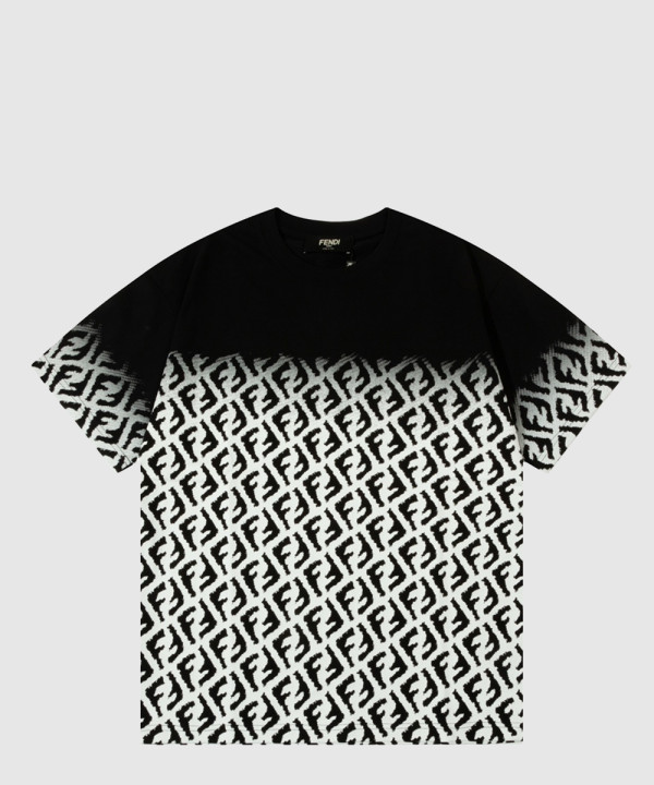 펜디 로고 프린트 반팔