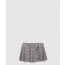프라다 체크 울 미니스커트
