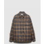 프라다 체크 울 트윌 럼버잭 재킷