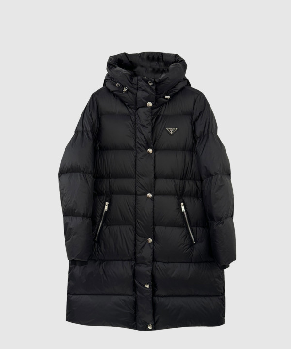 프라다 로고 코트