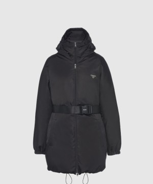 프라다 로고 코트